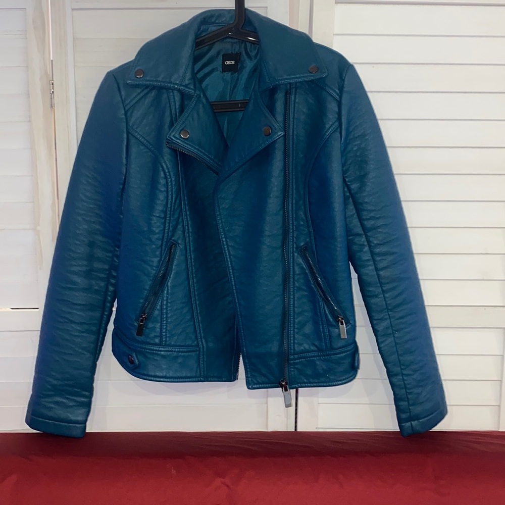 ASOS Textured Leather Jacket